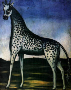 Giraffe by Niko Pirosmani, hand-painted oil painting reproduction