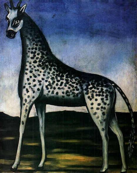 Giraffe by Niko Pirosmani, hand-painted oil reproduction
