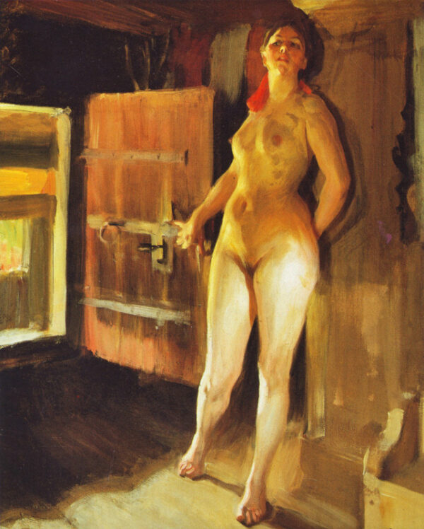 Girl in the Loft by Anders Zorn, hand-painted oil painting reproduction