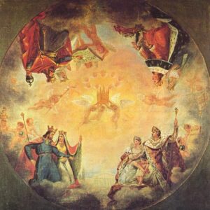 Glory of St. Genevieve by Antoine-Jean Gros, hand-painted oil painting reproduction