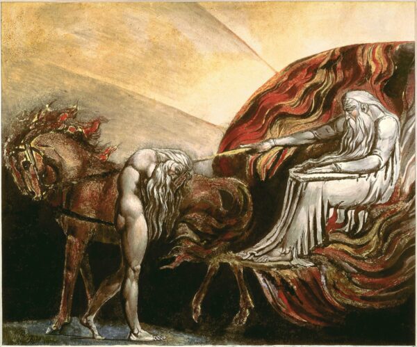 God Judging Adam by William Blake, hand-painted oil painting reproduction