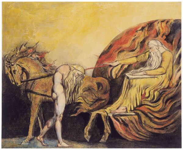God Judging Adam v by William Blake, hand-painted oil painting reproduction