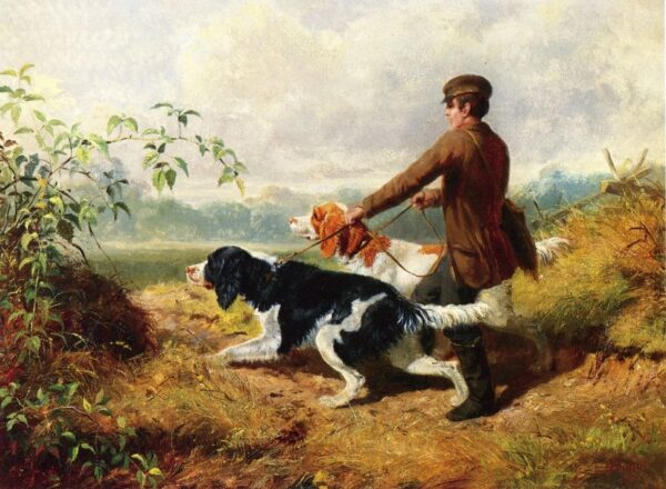 Going Out by Arthur Fitzwilliam Tait, hand-painted oil painting reproduction