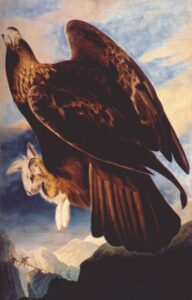 Golden Eagle by John James Audubon, hand-painted oil painting reproduction
