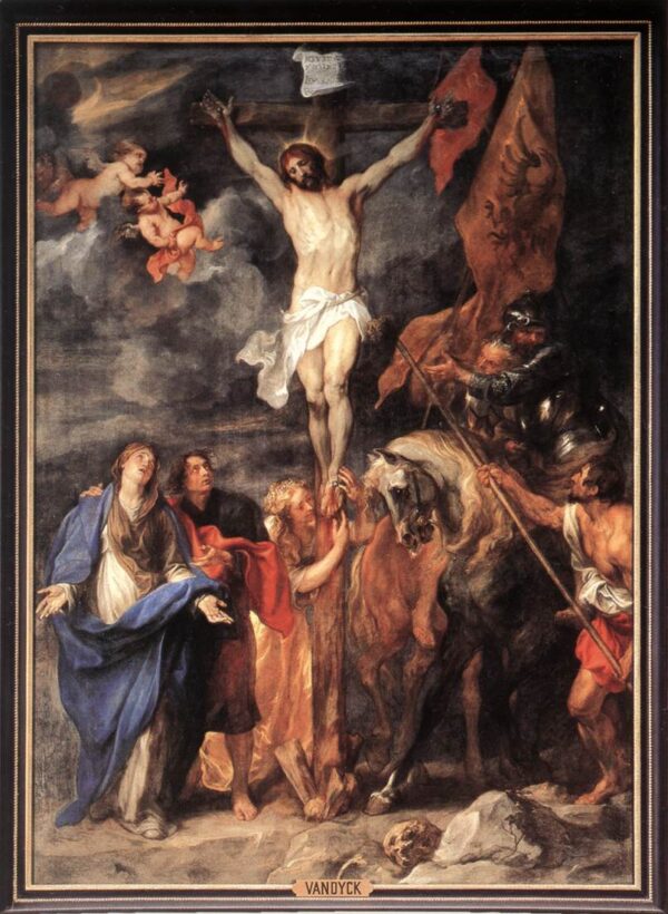 Golgotha by Sir Anthony van Dyck, hand-painted oil painting reproduction