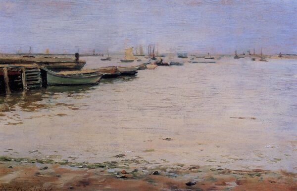 Gowanus Bay by William Merritt Chase, hand-painted oil painting reproduction