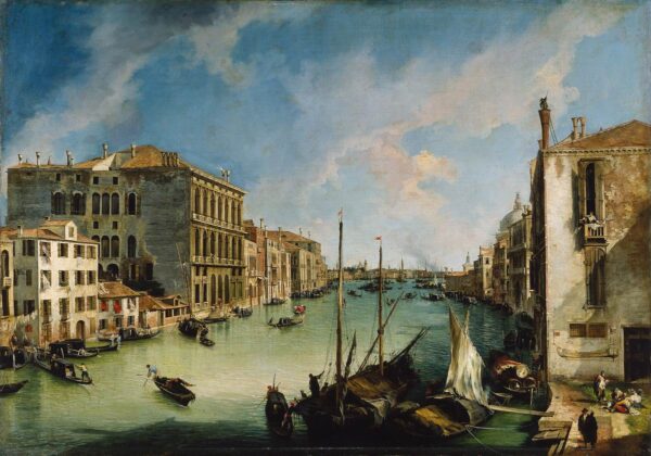 Grand Canal by Canaletto, hand-painted oil painting reproduction