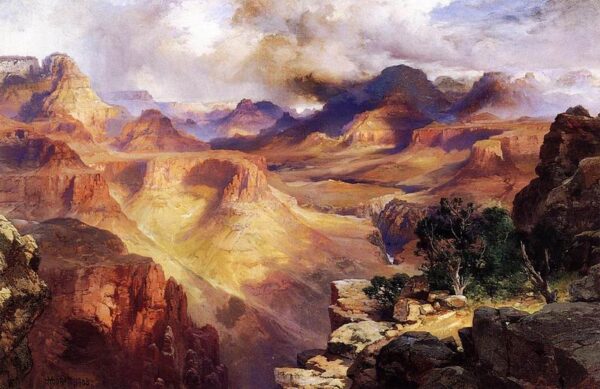 Grand Canyon (3) by Thomas Moran, hand-painted oil reproduction