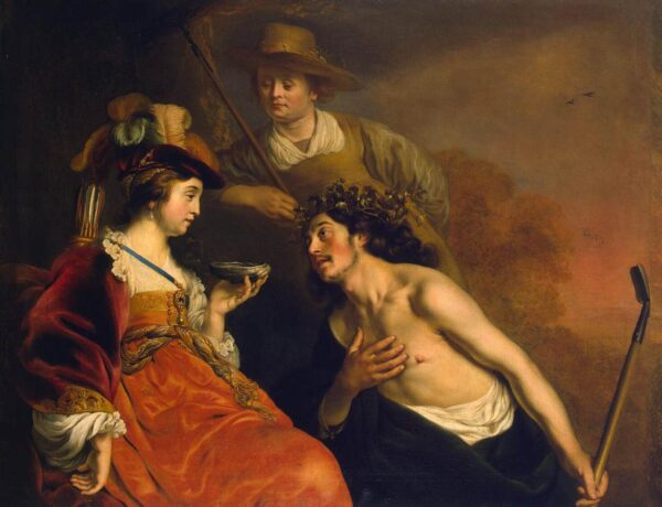 Granida and Daifilo by Jacob Adriaensz Backer, hand-painted oil painting reproduction