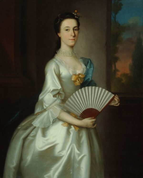 Abigail Chesebrough (Mrs. Alexander Grant) by Joseph Blackburn, hand-painted oil painting reproduction