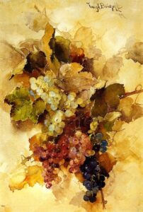 Grapes by Franz Bischoff, hand-painted oil painting reproduction