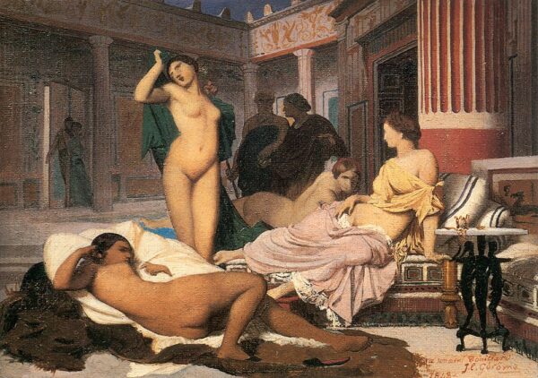 Greek Interior by Jean-Léon Gérôme, hand-painted oil painting reproduction