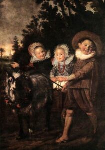 Group of Children by Frans Hals, hand-painted oil painting reproduction