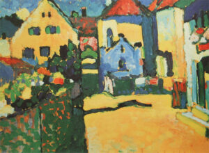 Grungasse In Murnau by Wassily Kandinsky, hand-painted oil painting reproduction