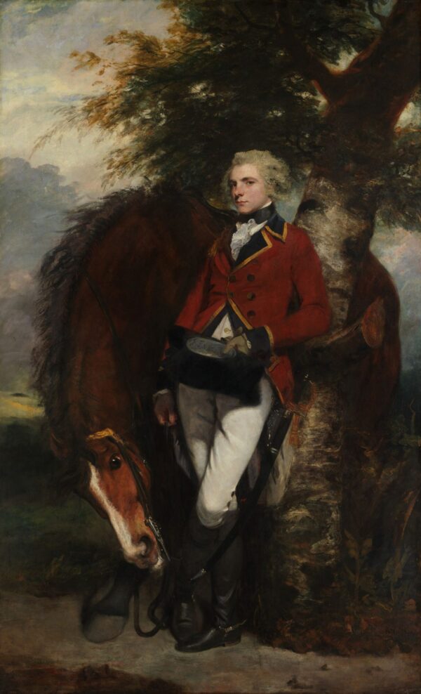 Colonel George K. H. Coussmaker, Grenadier Guards by Joshua Reynolds, hand-painted oil painting reproduction
