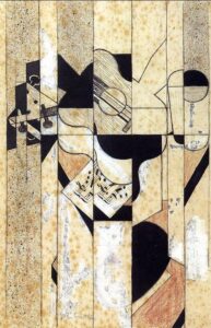 Guitar and Glass II by Juan Gris, hand-painted oil painting reproduction
