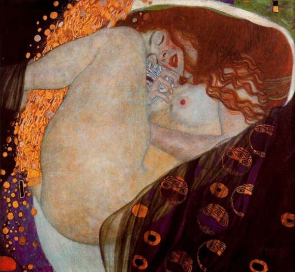 Danea s by Gustav Klimt, hand-painted oil painting reproduction