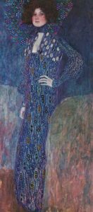 Portrait of Emilie Floge by Gustav Klimt