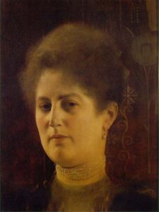 Portrait Of Lady G by Gustav Klimt, hand-painted oil painting reproduction
