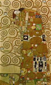 Study for Fulfilment by Gustav Klimt, hand-painted oil painting reproduction