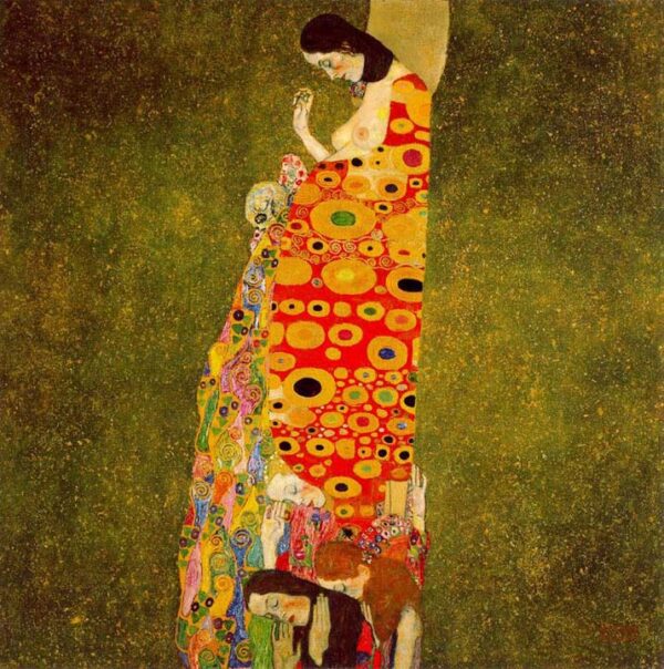 The Hope by Gustav Klimt, hand-painted oil painting reproduction