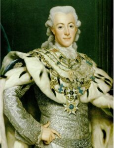 Gustavus III of Sweden by Alexander Roslin, hand-painted oil painting reproduction