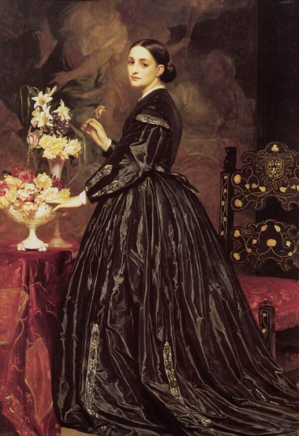 Mrs James Guthrie by Lord Frederick Leighton, hand-painted oil painting reproduction