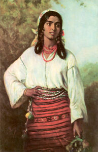 Gypsy Girl by Theodor Aman, hand-painted oil painting reproduction