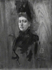 HRH Princess Henry (Beatrice) of Battenberg by John Lavery, hand-painted oil painting reproduction