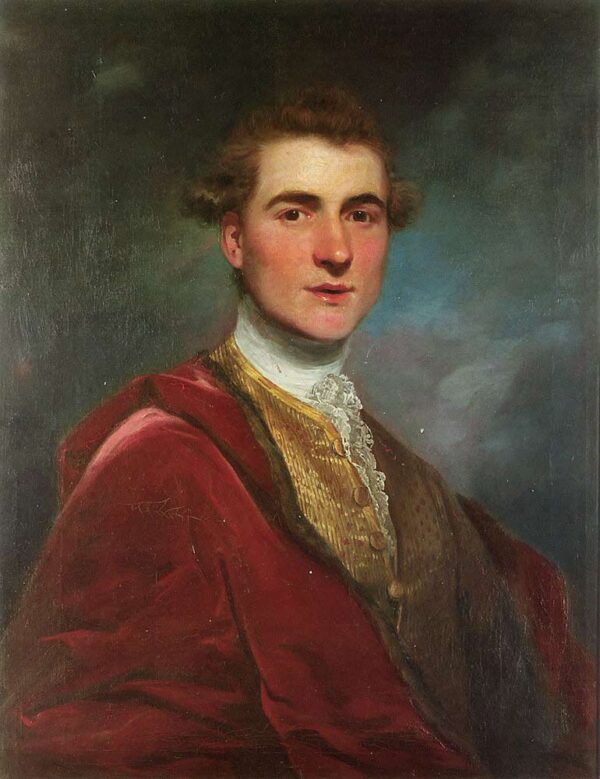 Portrait of Charles Hamilton, 8th Earl of Haddington by Joshua Reynolds, hand-painted oil painting reproduction
