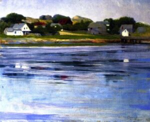 Half Tide Annisquam River by Cecilia Beaux, hand-painted oil painting reproduction