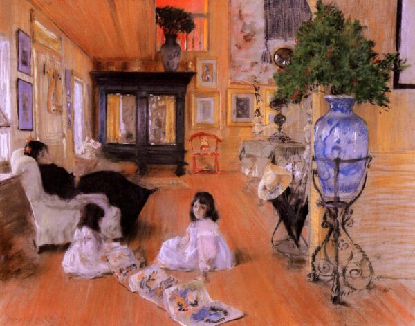 Hall at Shinnecock by William Merritt Chase, hand-painted oil painting reproduction