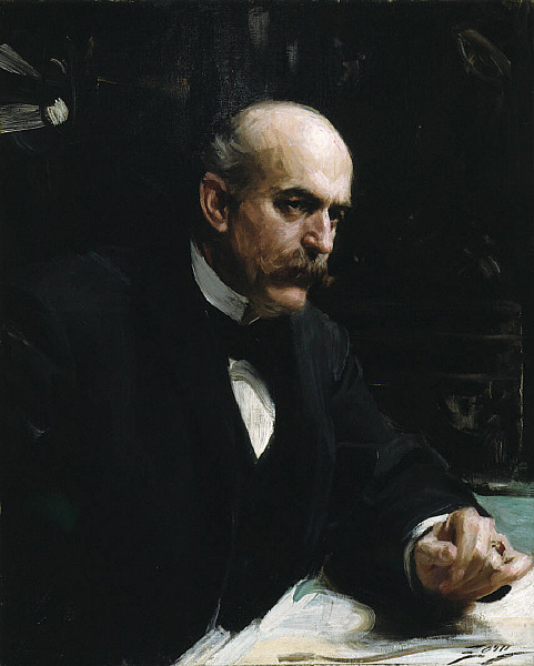 Halsey Cooley Ives by Anders Zorn, hand-painted oil reproduction