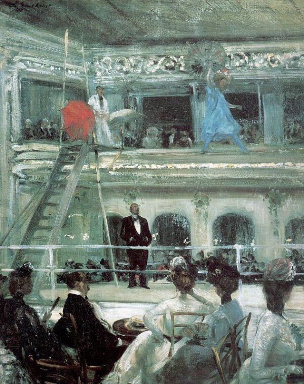 Hammerstein’s Roof Garden by William Glackens, hand-painted oil painting reproduction