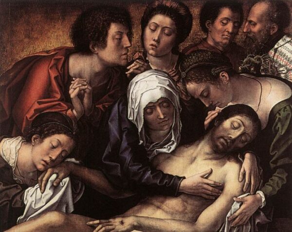 Haneton Triptych (center panel) by Bernaert van Orley, hand-painted oil painting reproduction