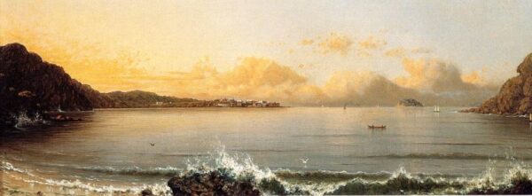 Harbor Scene – Rio de Janeiro by Martin Johnson Heade, hand-painted oil painting reproduction