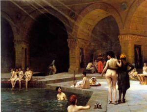 Harem Baths by Jean-Léon Gérôme, hand-painted oil painting reproduction