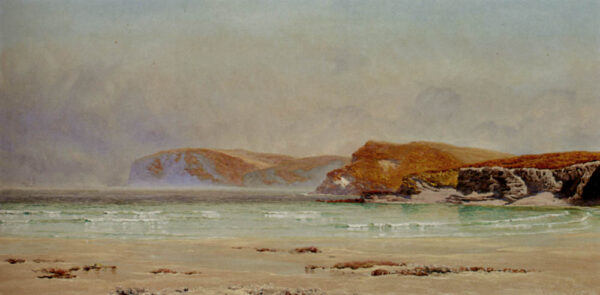 Harlyn Sands by John Brett, hand-painted oil painting reproduction