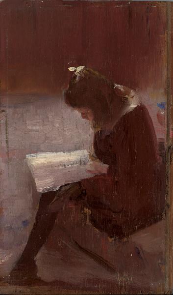 Harper’s Weekly by Tom Roberts, hand-painted oil reproduction