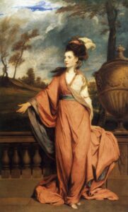 Portrait of Jane Fleming, Countess of Harrington by Joshua Reynolds, hand-painted oil painting reproduction