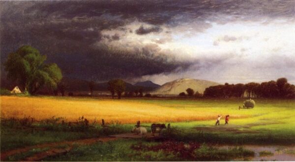 Harvest Scene – Valley of the Delaware by William Hart, hand-painted oil painting reproduction