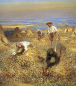 Harvesting the Sheaves by George Clausen, hand-painted oil painting reproduction
