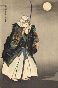 Hashi Benkei (Benkei on the Bridge) by Tsukioka Kogyo, hand-painted oil painting reproduction