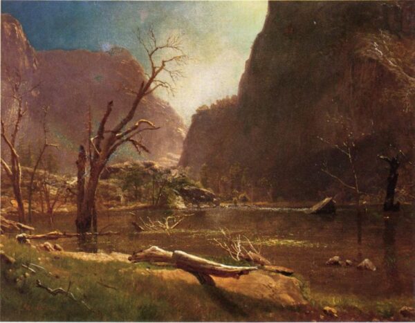 Hatch-Hatchy Valley, California by Albert Bierstadt, hand-painted oil painting reproduction