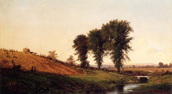 Haying by Alfred Thompson Bricher, hand-painted oil painting reproduction