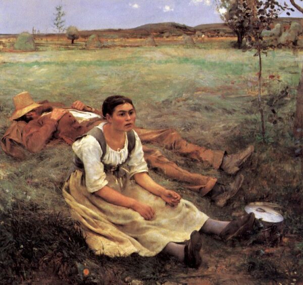 Haymakers by Jules Bastien-Lepage, hand-painted oil painting reproduction