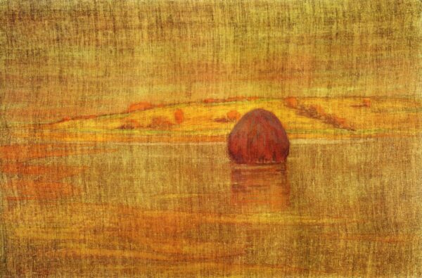 Haystack in an Ipswich Marsh 1917 by Arthur Wesley Dow, hand-painted oil painting reproduction