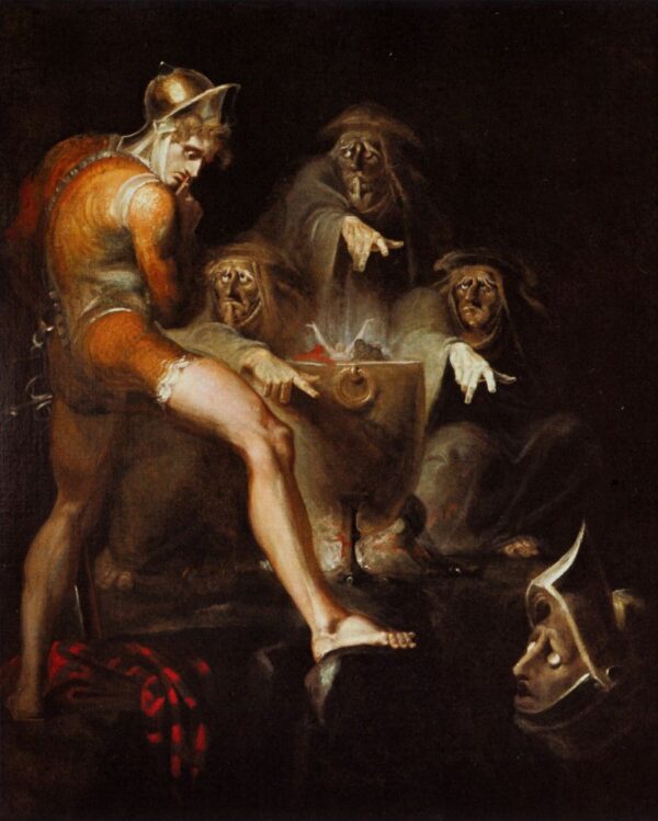 Macbeth Consulting The Vision Of The Armed Head by Henry Fuseli, hand-painted oil painting reproduction