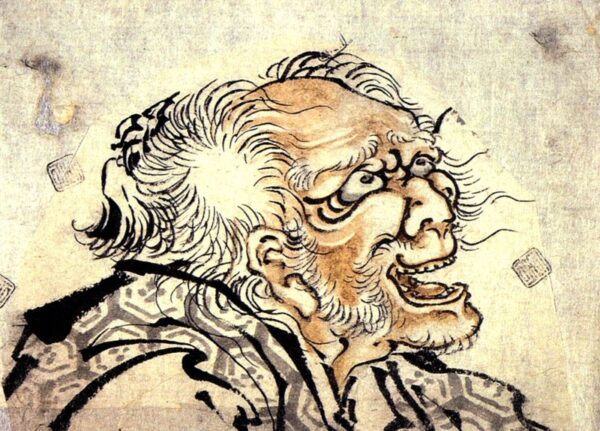Head Of An Old Man by Katsushika Hokusai, hand-painted oil painting reproduction