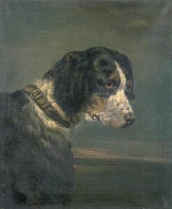 Head of Dog by Rosa Maria Bonheur, hand-painted oil painting reproduction